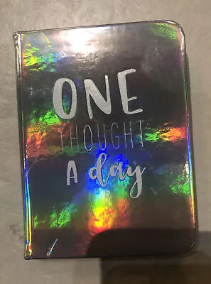 £2.99 • Buy A7 Holographic Diary - ‘One Thought A Day’ - 11cm X 8 Cm
