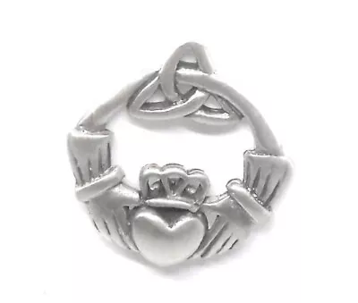 Sterling Silver .925 Claddagh Tie Tack • $19.99