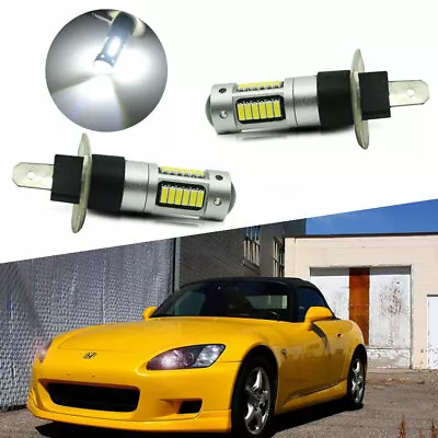 2x H1 30-SMD White LED Projector Bulbs 6000K Driving Fog Lights /High Beam DRL • $11.03