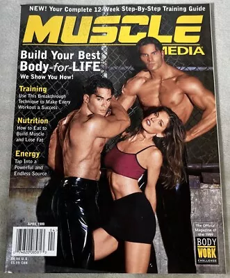 Muscle Media April 1999 No 73 Magazine Step By Step Training Best Body For Life • $15.94