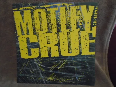 RARE PROMO Motley Crue LP FLAT POSTER S/t 1994 Tommy Lee Deep Purple Union Ratt  • $19.99