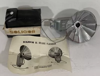 Soligar BL DELUXE FLASH (BC Type) In Box W/case & Insert Sheet Old Stock. • $9.99