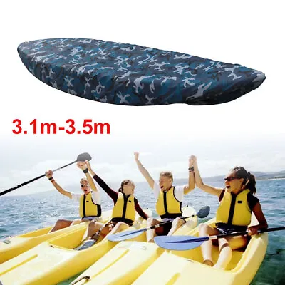 Kayak Storage Cover UV Resistant Waterproof Kayaking Boat Protector Accessories • £18.88