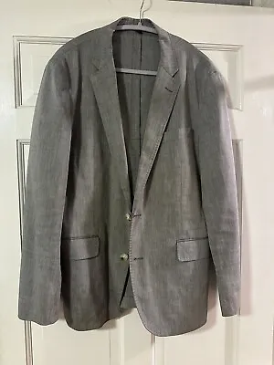 J Crew Ludlow Somelos Unstructured Blazer Jacket Gray 40S - Ink Stains • $40