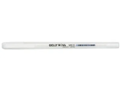 Sakura Gelly Roll White Gel Pen Medium XPGB-M : New Stock. Choose 1 - 3 - 6 Pens • £2.69