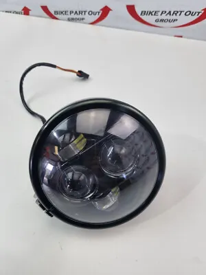 Headlight 5 3/4 In LED Bucket Harley Davidson Dyna 06-17 V Rod 06-11 69356-06A • $149