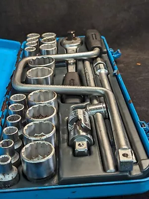 Vintage Gedore Metric 1/2  Socket Set Germany Mechanic Tools  • $255