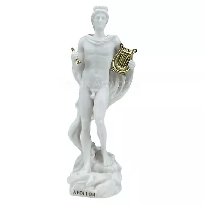 $47.80 • Buy APOLLO Greek Roman God Of Music Nude Male Cast Marble Statue Sculpture