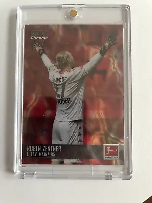 ROBIN ZENTNER 2022 Topps Chrome Stadium Club MAINZ 05 Red Electric 2/4 • £61.64