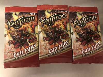 Kaijudo - Rise Of The Duel Masters 3x Evo Fury Booster Packs - Sealed D2 • $14.99