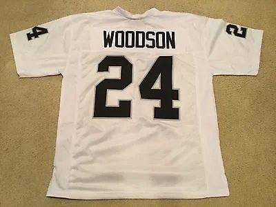 UNSIGNED CUSTOM Sewn Stitched Charles Woodson White Jersey - M L XL 2XL 3XL • $35.99