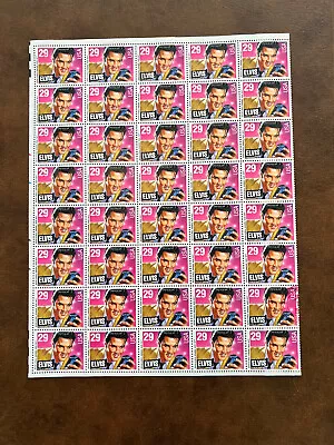 Us Stamp Sheet 2721 Elvis Presley.29 Cent • $15