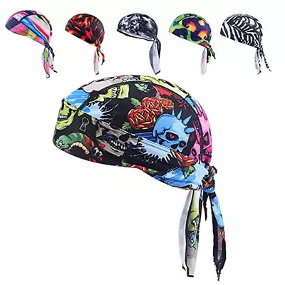 Cycling Bandana Head Wrap Biker Doo Du Do Rag Skull Cap Motorcycle For Men Women • $9.99