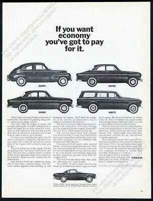 1963 Volvo P1800 122 Sedan Coupe 544 Station Wagon 5 Car Photo Vintage Print Ad • $8.09