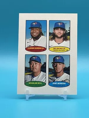 2023 Topps Heritage Stamps Guerrero Jr/Bichette Toronto Blue Jay • $1.49