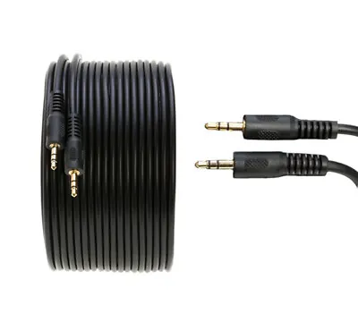 3.5mm Audio Stereo Male To Male Cable Aux Headphone Jack 3F-100FT Multi-Pack LOT • $299.95