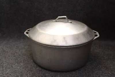 SUPER MAID Supreme Cook-Ware G2X Oven #257 Aluminum Roaster 6qt Lid Handles VTG • $29.95