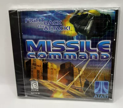 Missile Command ~ PC CD-ROM ~ Atari ~ 1999 BRAND NEW SEALED • $6.92