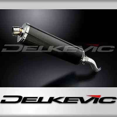 KAWASAKI Z750S Z750 2007-2012 450mm OVAL CARBON BSAU SILENCER EXHAUST KIT • $246.62