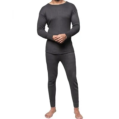 Thermal Underwear Mens Thermal Long Johns Mens Thermal Long Sleeve Top Set • $8.70