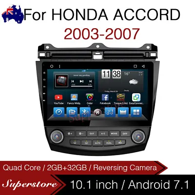 10.1  Android 8.0 Car NON DVD GPS  Octa Core For Honda Accord Euro 03-07 2+32GB • $579.95