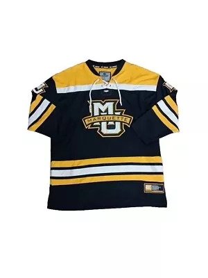 Marquette University Golden Eagles Warriors Hockey Jersey Colosseum Size S • $59.98