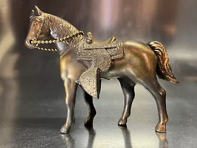 Vintage Bronze Copper Cast Metal Horse Figurine Statuette Sculpture • $16