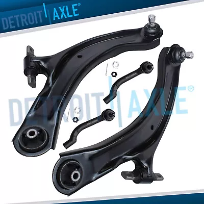 Front Lower Control Arms Outer Tie Rods Kit For 2008 - 2013 Nissan Rogue Select • $73.77