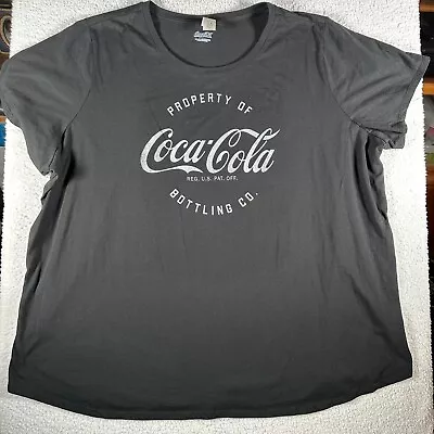 Vintage 90s Men’s Coca Cola Single Stitch Shirt Size 5XL Black • $8