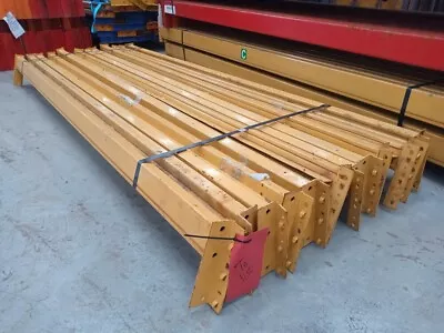 Link 51 Racking 2.400 Mtr Closed Step Beam Yellow Cross Bar 85 Mm X 40 Mm - Used • £7.80