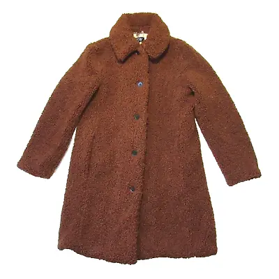 NWT J.Crew Teddy Sherpa Lady Coat In Appalachian Brown Cozy Furry Jacket S • $140