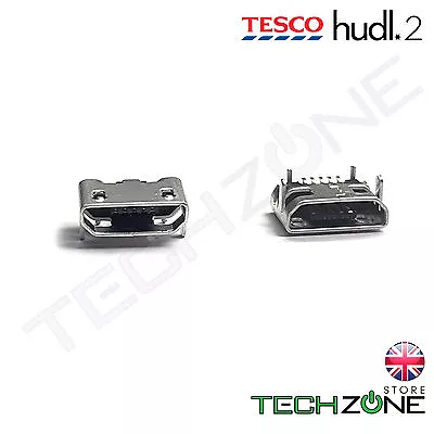 Tesco HUDL 2 Replacement Micro USB Power Charging Socket Port Jack Connector • £1.99