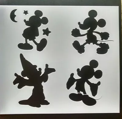 Stencils N Stuff MICKEY MOUSE Assortment Stencil Template Paint 11.5  X 10.5  • $12.95