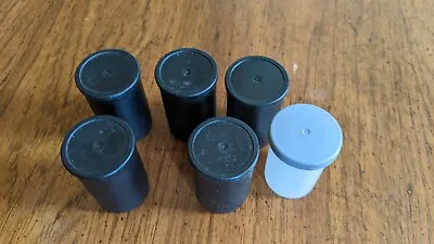 $1.99 • Buy Empty Film Canisters ~ Black & White 6 Pc Lot