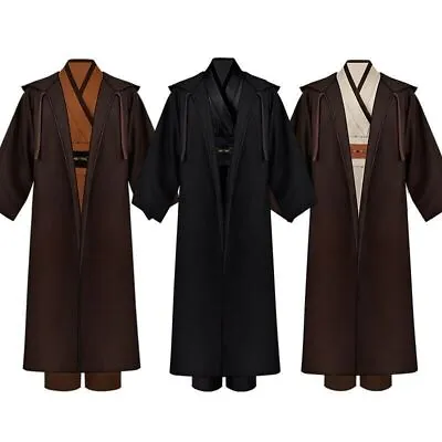 Star Wars Obi-Wan Kenobi Samurai Role-playing Outfits Coat Pants Cloak Halloween • $56.16