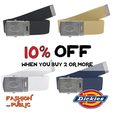Dickies Belt 11di0302 Men's Adjustable Belt Utility Canvas Work Uniform Military • $9.95