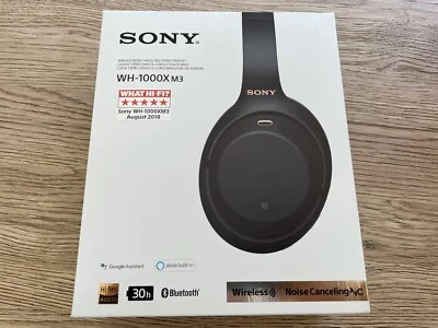 £106.78 • Buy Sony WH-1000XM3 Wireless Over The Ear Headphones - Black