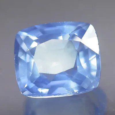 $109 • Buy 0.98ct Stunning Vvs Unheated Cushion Blue Ceylon Sapphire Natural