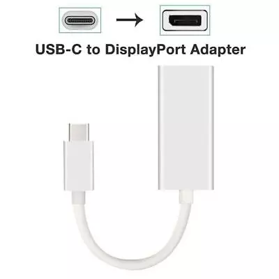 USB-C To Mini Display Port Adapter USB 3.1 Type C To 2 Thunderbolt 2024 US • $5.13
