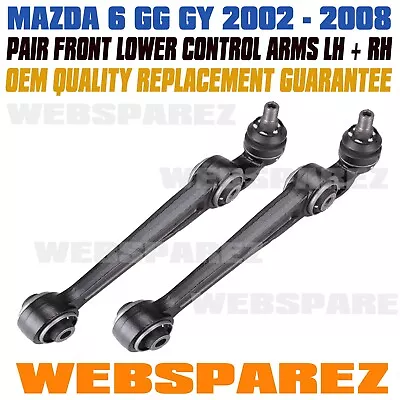 $79.99 • Buy Pair New Front Lower Control Arms With Ball Joint For Mazda 6 Gg Gy 2002-2008