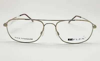 1 Unit New Ti Flex MC T1039 Brown Eyeglasses Frames 57-18-145 #424 • $59.99