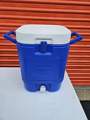 Coleman 5 Gallon Water Ju. 5605 Model. Blue With White Lid. Tested.  • $15.99