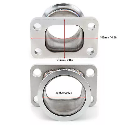 Turbo Flange Adapter For T3 4-Bolt To 2.5in V-Band Stainless Steel Conversion • $44.43