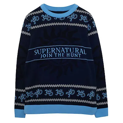 £19.99 • Buy Official Supernatural Join The Hunt Christmas Adults Knitted Jumper