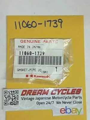 NOS Kawasaki VN VN1600 VN1500 Vulcan 1996-2000 Pipe Joint Gasket 11060-1739 OEM • $4.89