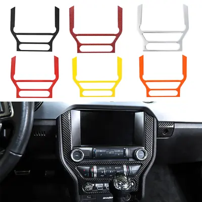 Center Console GPS Navigation Radio Switch Frame Cover Trim For Ford Mustang 15+ • $20.59