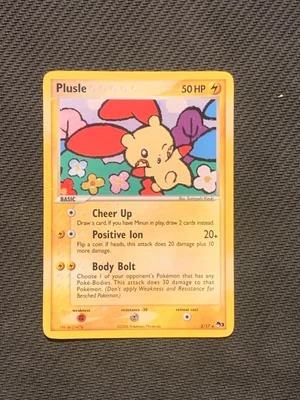 $5 • Buy Plusle Holo 5/17 Pop Series 3 Pokemon Card!