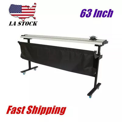 US Stock 63 Inch Manual Large Format Paper Trimmer Cutter With Support Stand • $584.10