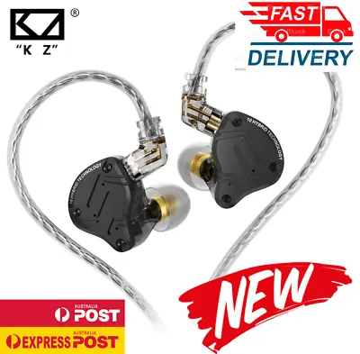 KZ ZS10 PRO X Earphones 5 Driver In-Ear Monitors Headphone • $92