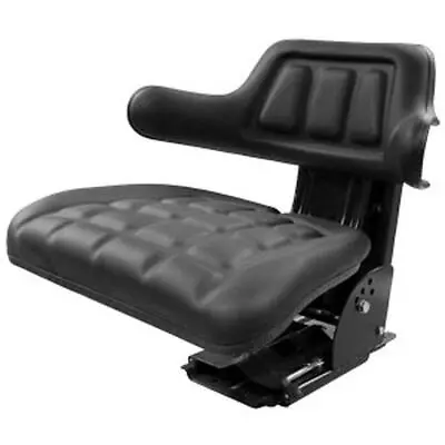 Black Flip-Up Style Seat WF222BL Fits Massey Ferguson 135 150 165 175 180 185+ • $197.95